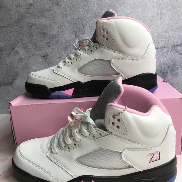 Jordan 5 Medium Soft Pink 8 women - Picture 2 of 7